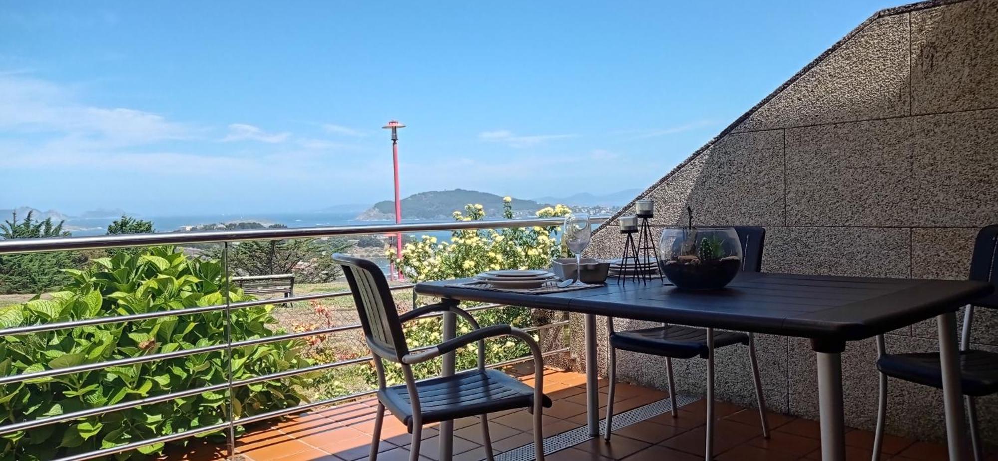 Apartamento impresionantes vistas en Baiona Exterior foto